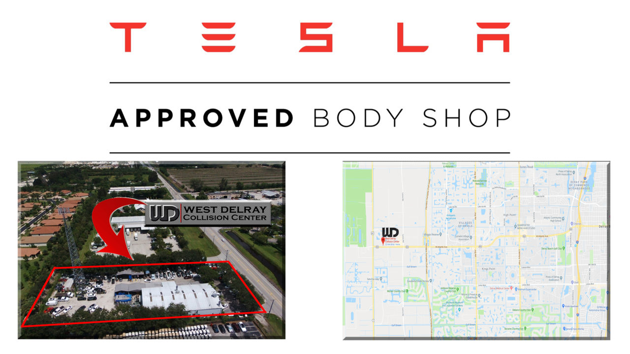 TESLA CERTIFIED BODY SHOP WEST DELRAY COLLISION CENTER
